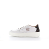 basket blanche en cuir Efeuno karey